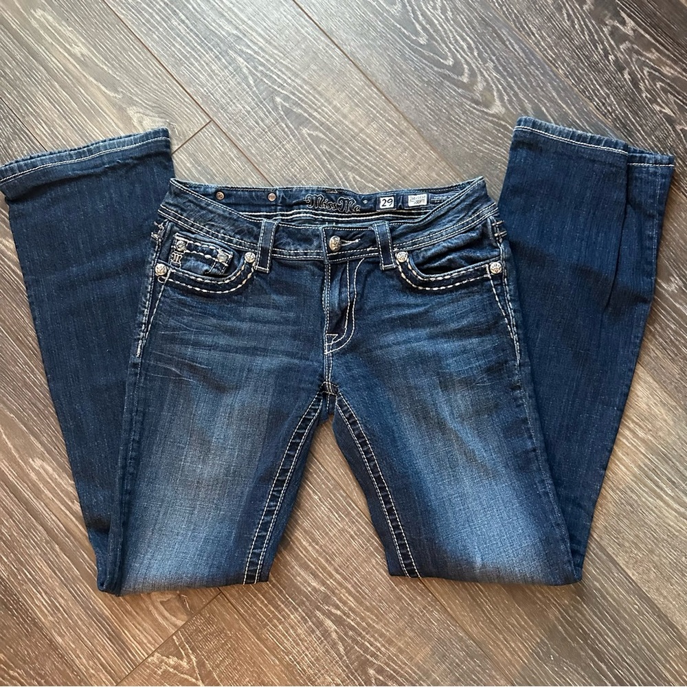 MISS ME Boot Cut Denim Jean Size 29